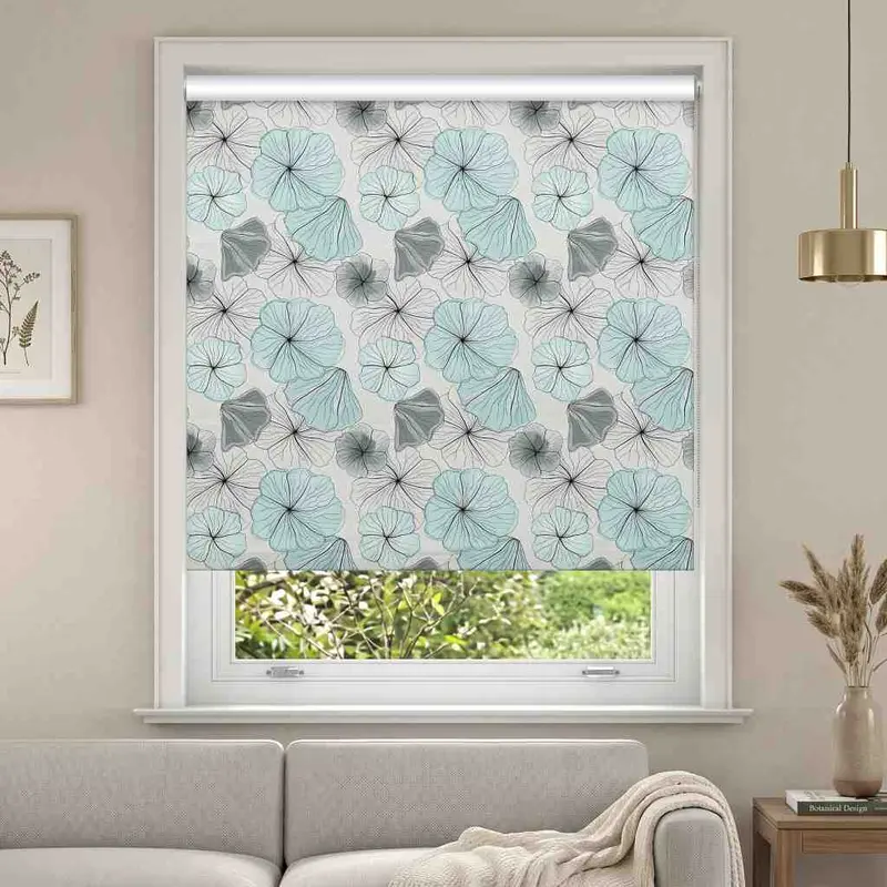 Printed Blinds fitted in a Dubai home